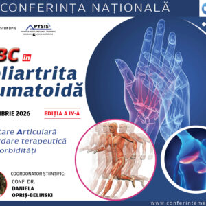 ABC în POLIARTRITA REUMATOIDĂ | EDIȚIA A IV-A | 4 DECEMBRIE 2026 | ONLINE