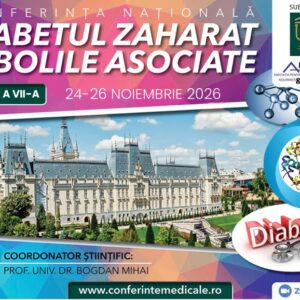 DIABETUL ZAHARAT ȘI BOLILE ASOCIATE | EDIȚIA A VII-A | 24-26 NOIEMBRIE 2026 | ONLINE